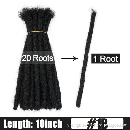 Dreadlocks Men Extensions 100% Natural Handmade Crochet Braid Locs Twist Afro Kinky Human Hair  For Sale  Dreadlocks Braids